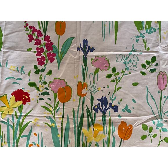 Brunschwig & Fils "Guermantes" fabric flowers vintage swatch light weight 1 yard - Picture 3 of 7